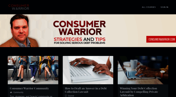 consumer-warrior-project.thinkific.com