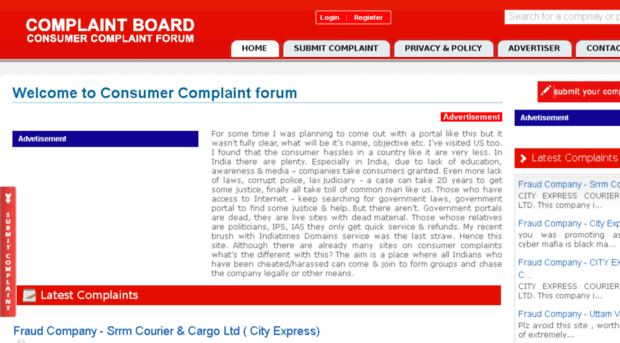 consumercomplaintboard.com