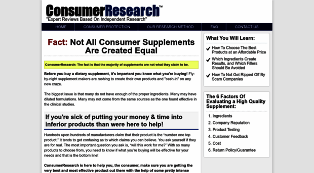 consumeresearch.org
