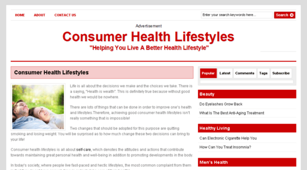 consumerhealthlifestyles.com