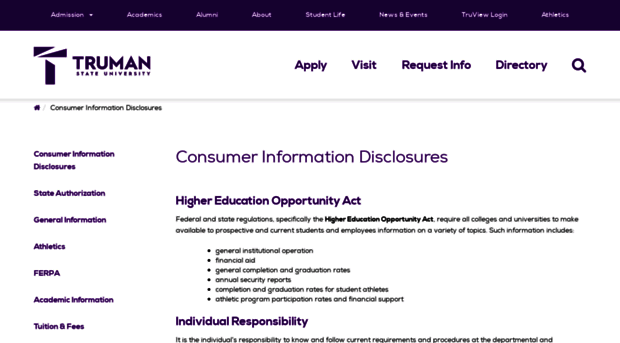 consumerinformation.truman.edu