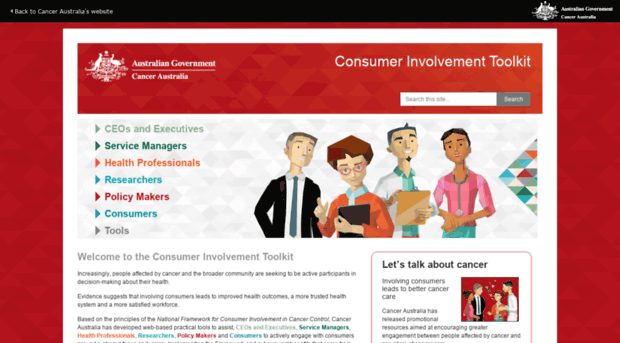 consumerinvolvement.canceraustralia.gov.au