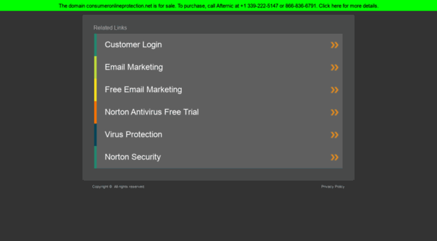 consumeronlineprotection.net