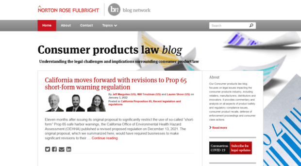 consumerproductslawblog.com