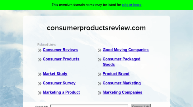 consumerproductsreview.com