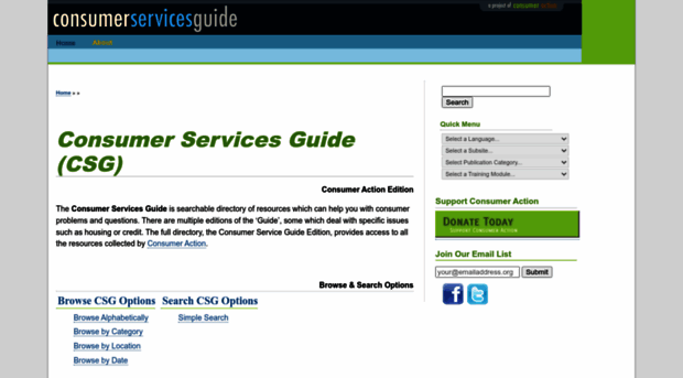 consumerservicesguide.org