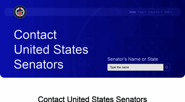 contact-senators.com