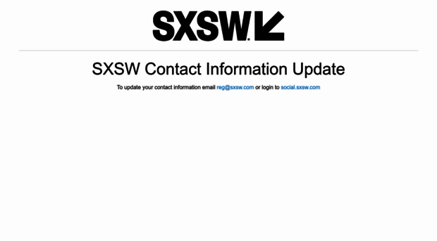 contact-update.sxsw.com