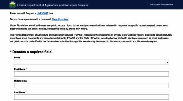 contact.fdacs.gov