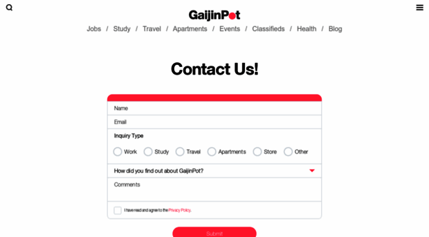 contact.gaijinpot.com