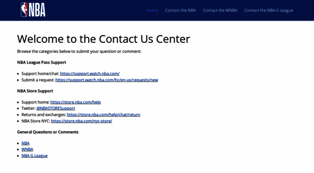 contact.nba.com