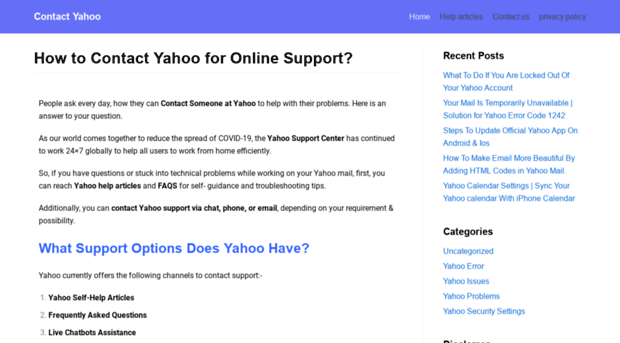 contact2yahoo.com