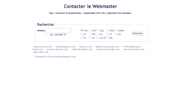 contacterlewebmaster.com