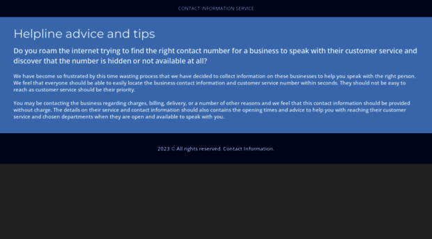 contactinformation.uk