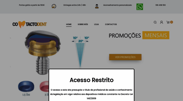 contactodent.com.pt