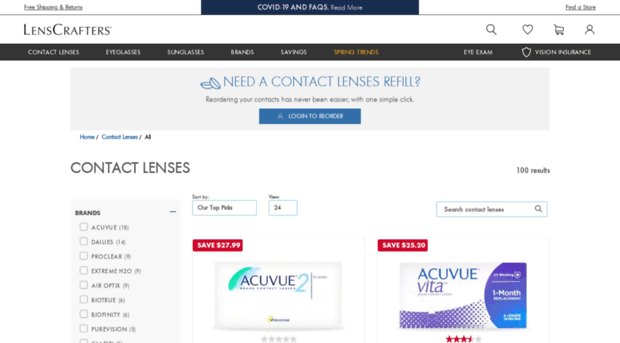 contacts.lenscrafters.com