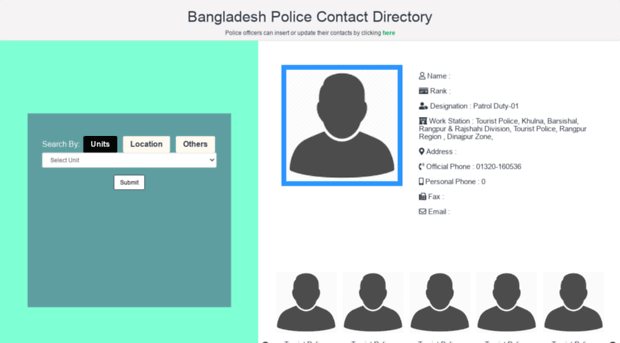 contacts.police.gov.bd