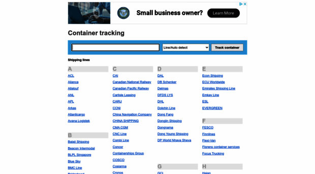 container-tracking.org