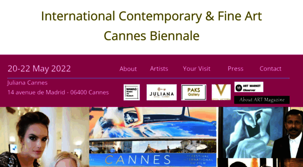 contemporaryartcannesbiennale.com