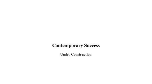 contemporarysuccess.com