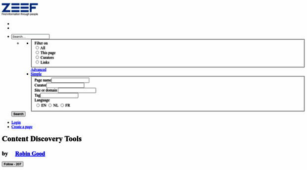 content-discovery-tools.zeef.com