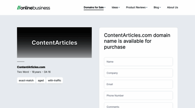 contentarticles.com