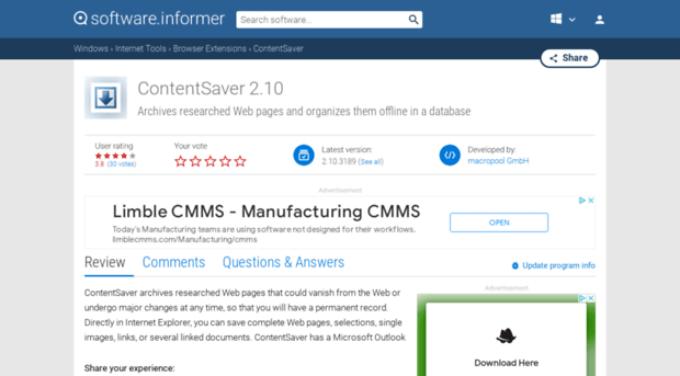 contentsaver.software.informer.com