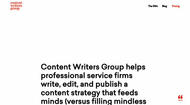 contentwritersgroup.com