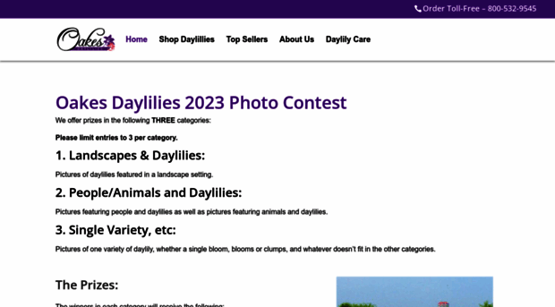 contest.oakesdaylilies.com