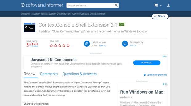 contextconsole-shell-extension.software.informer.com