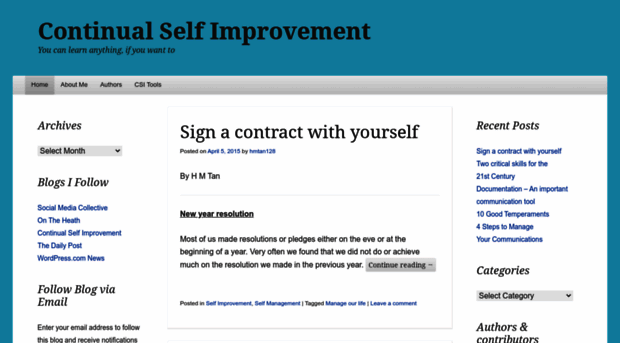 continualselfimprovement.wordpress.com