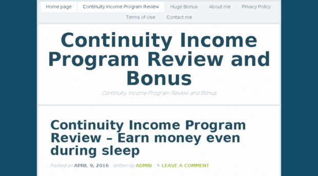 continuityincomeprogramreviewandbonus.com