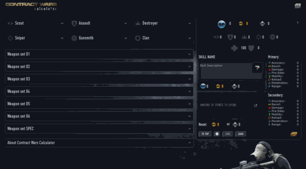 contract-wars-calculator.com - Contract Wars Calculator