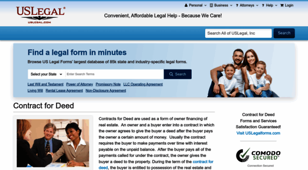 contractfordeed.uslegal.com