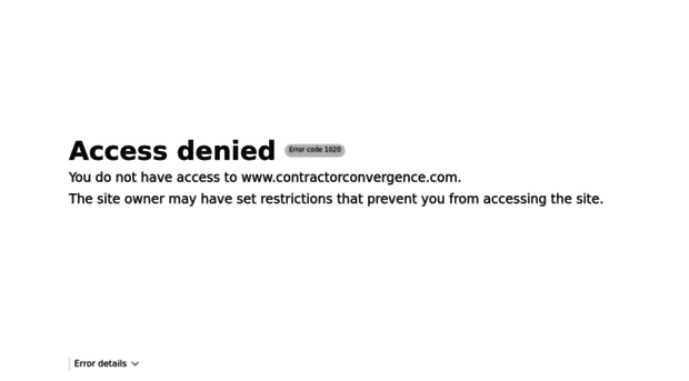 contractorconvergence.com