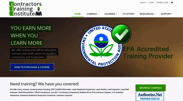 contractorstraininginstitute.com