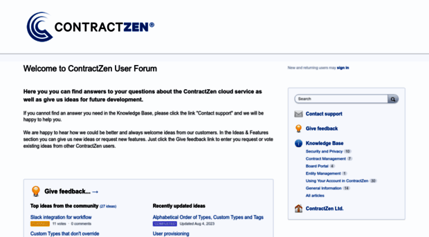 contractzen.uservoice.com