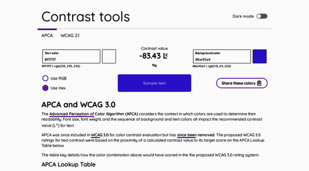 contrast.tools