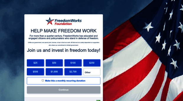 contribute.thefreedomworksfoundation.org