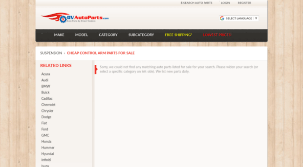 control-arm.dvautoparts.com