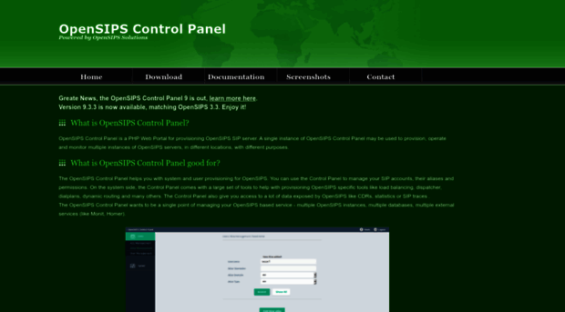 controlpanel.opensips.org