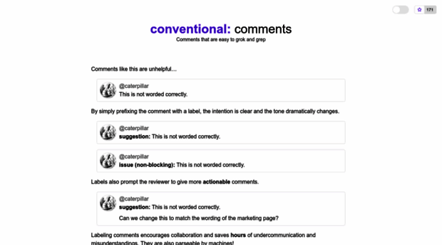 conventionalcomments.org