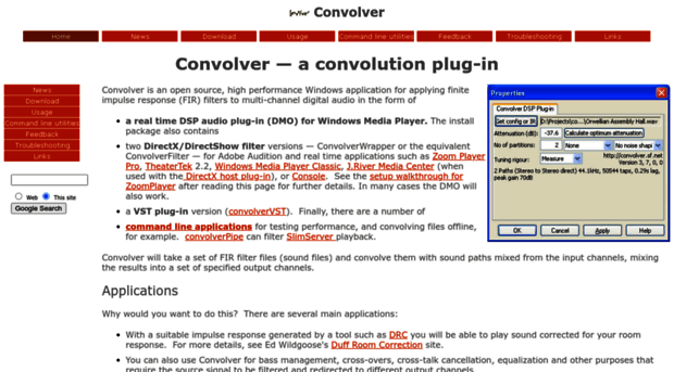 convolver.sourceforge.net