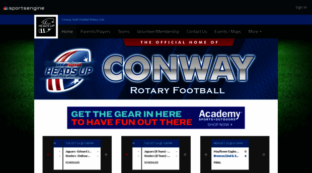 conwayyouthfootball.com