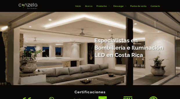 conzetailuminacion.com