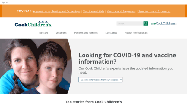 cookchildrens.com