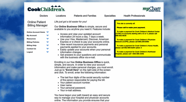 cookchildrens.patientcompass.com