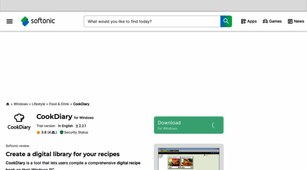 cookdiary.en.softonic.com
