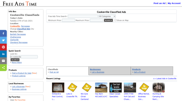 cookeville.freeadstime.org