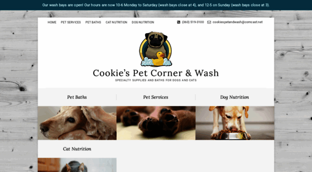 cookiespetcornerandwash.com